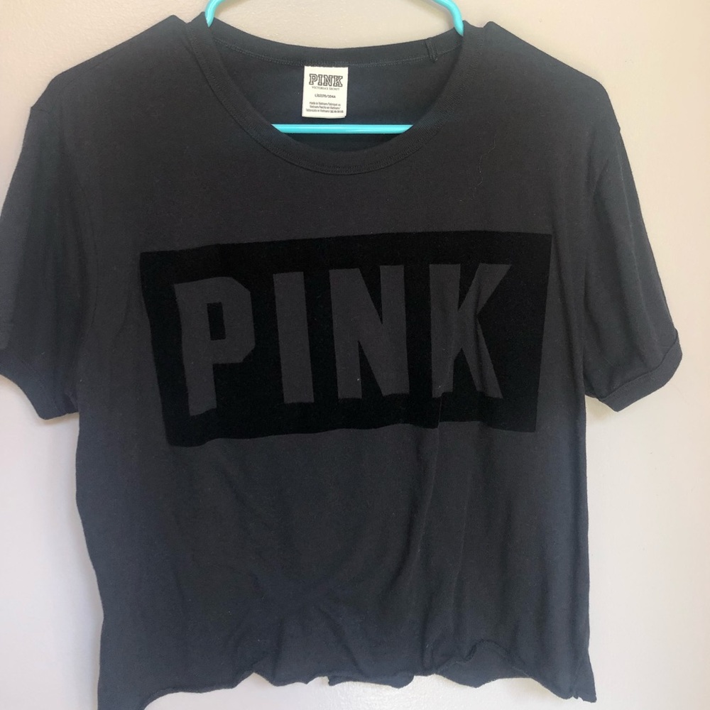 Black VS crop top